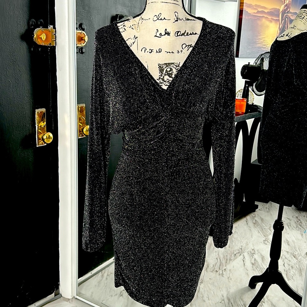NWT Black and silver dress